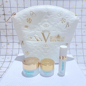 🆕 Valmont Skincare travel Set with cosmetic pouch